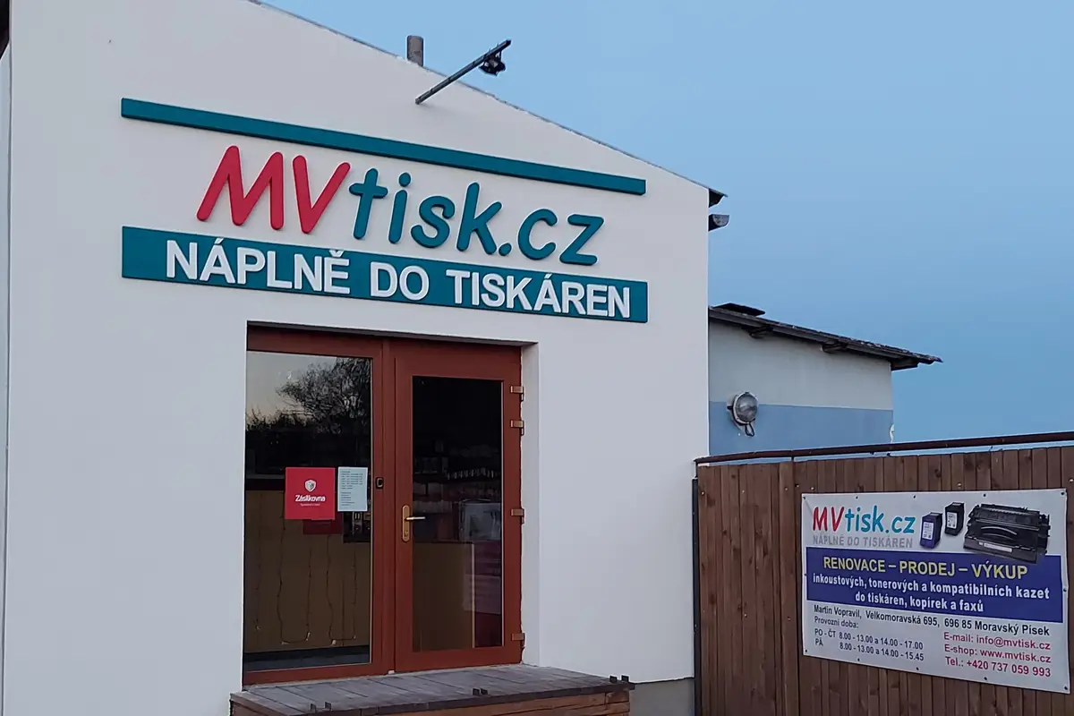 Mvtisk.cz - Náplně do tiskáren